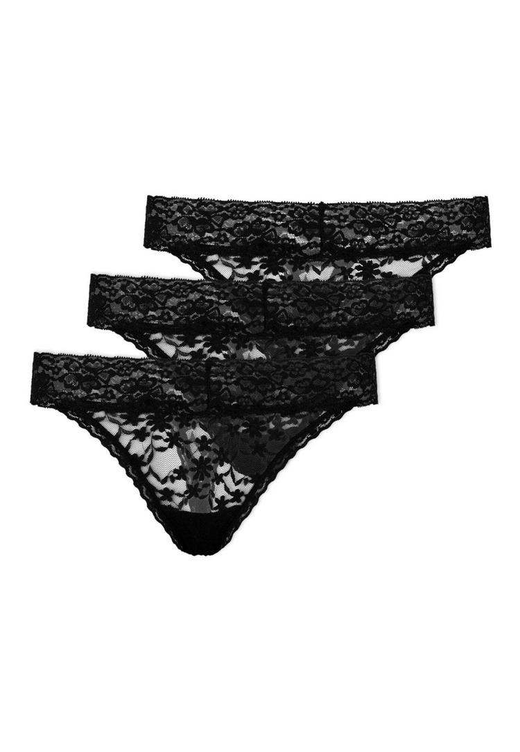 Snocks Snocks Tangas aus Spitze Unterhose Damen - Schwarz - 0 | SportScheck