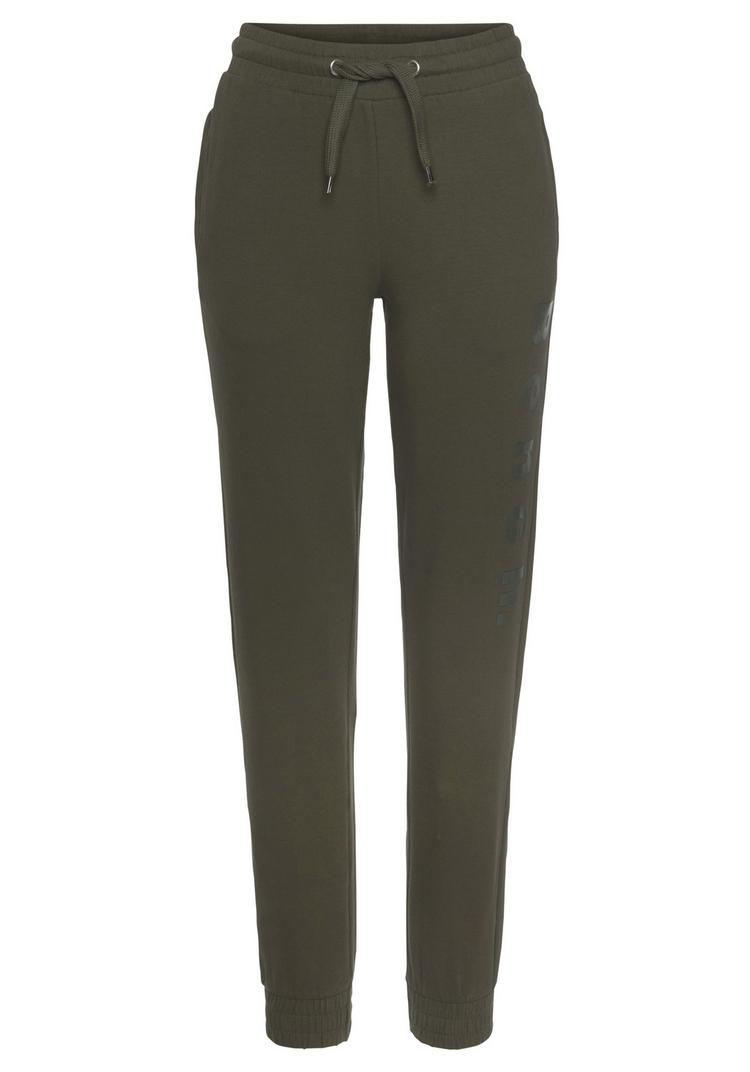 Bench Bench Homewearhose Sweathose Damen - dunkelgr&uuml;n - 0 | SportScheck