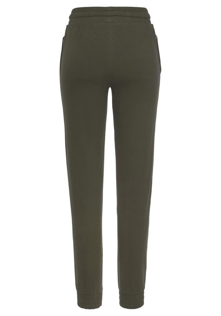 Bench Bench Homewearhose Sweathose Damen - dunkelgr&uuml;n - 0 | SportScheck