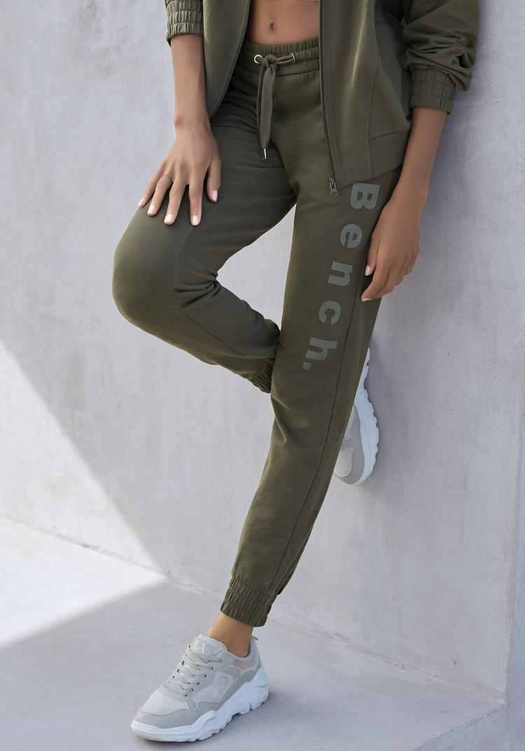 Bench Bench Homewearhose Sweathose Damen - dunkelgr&uuml;n - 0 | SportScheck