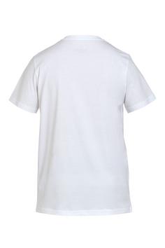 Rückansicht von Gipfelglück George T-Shirt Herren White