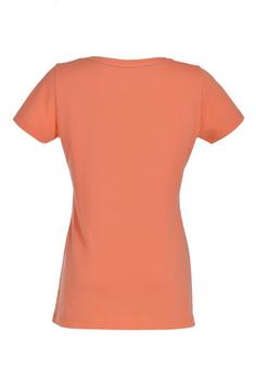Rückansicht von Gipfelglück Irene T-Shirt Damen Salmon