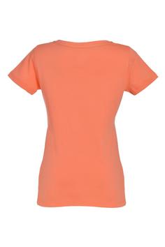 Rückansicht von Gipfelglück Karoline T-Shirt Damen Salmon