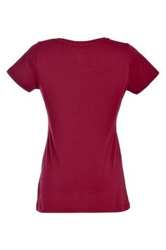 Rückansicht von Gipfelglück Brigida T-Shirt Damen Berry
