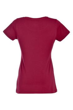Rückansicht von Gipfelglück Kalea T-Shirt Damen Berry