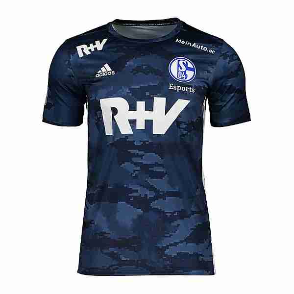 adidas FC Schalke 04 eSports Trikot 2022/2023 Fußballtrikot blau