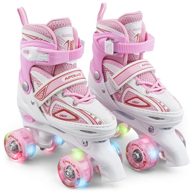 Apollo Apollo Super Quads X-Pro Rollschuhe - wei&szlig;-pink - 0 | SportScheck