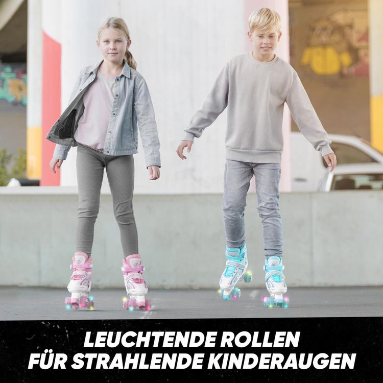 Apollo Apollo Super Quads X-Pro Rollschuhe - wei&szlig;-pink - 5 | SportScheck
