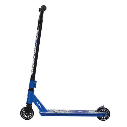 Rückansicht von Apollo Graffiti Pro 4.0 Scooter blau