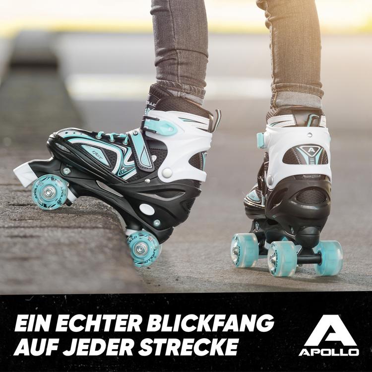 Apollo Apollo Super Quads X-Pro Rollschuhe - Mint - 4 | SportScheck