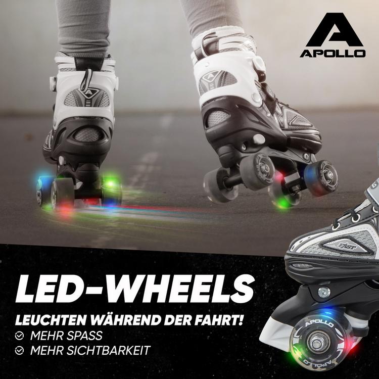 Apollo Apollo Super Quads X-Pro Rollschuhe - schwarz - 1 | SportScheck