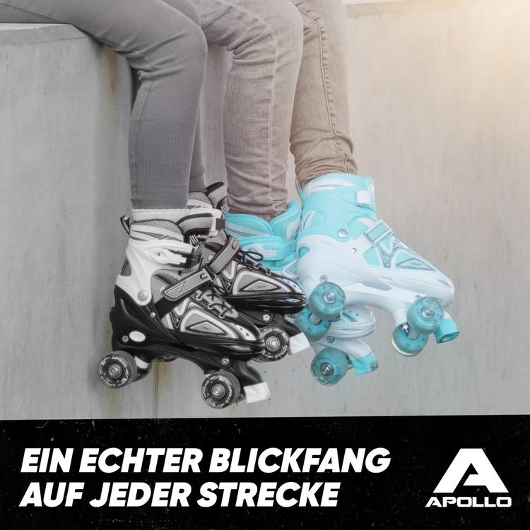 Apollo Apollo Super Quads X-Pro Rollschuhe - schwarz - 4 | SportScheck