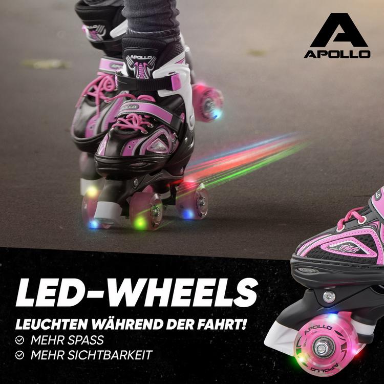 Apollo Apollo Super Quads X-Pro Rollschuhe - Pink - 1 | SportScheck