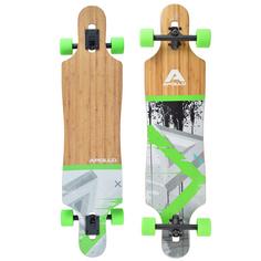 Apollo Upolu Bamboo Longboard holz/grün/grau