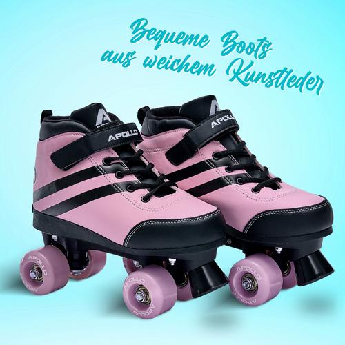 Rückansicht von Apollo Soft Boots Rollschuhe Pink Revolution