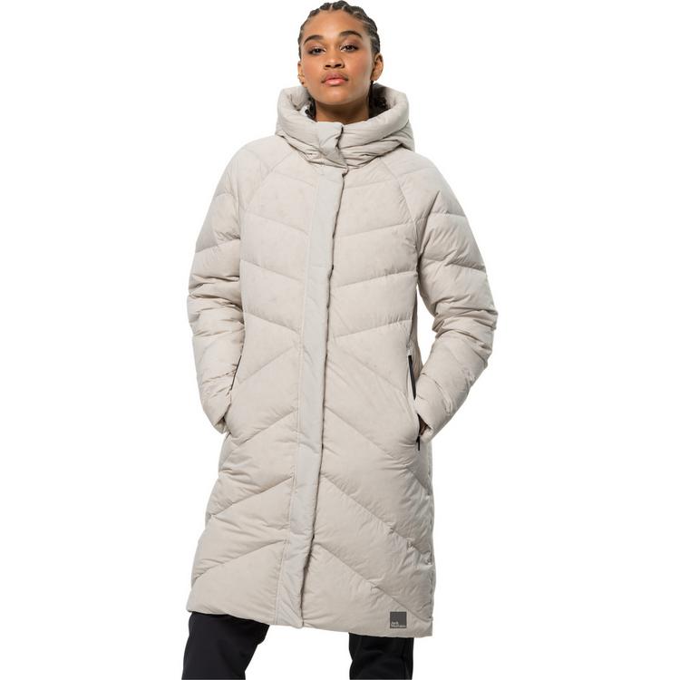 Jack Wolfskin Jack Wolfskin MARIENPLATZ COAT W Daunenmantel Damen - peat - 0 | SportScheck