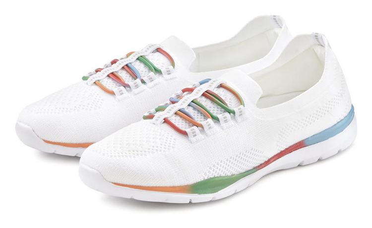 Lascana Lascana Sneaker Sneaker Damen - wei&szlig;-multi - 0 | SportScheck