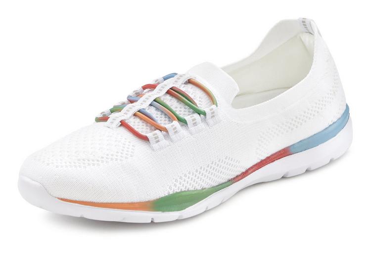 Lascana Lascana Sneaker Sneaker Damen - wei&szlig;-multi - 1 | SportScheck