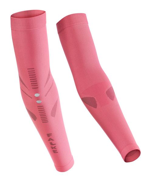 Rückansicht von Falke Arm UV-Protector Handschuhe hibiscus (8874)