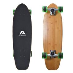 Apollo Classic Green 27 Zoll Longboard grün-holz