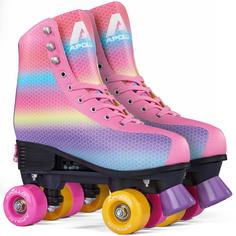 Apollo Classic Roller Retro Rollschuhe dancingqueen-rainbow