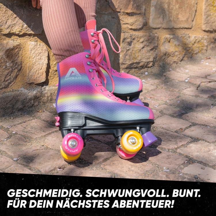 Apollo Apollo Classic Roller Retro Rollschuhe - dancingqueen-rainbow - 6 | SportScheck