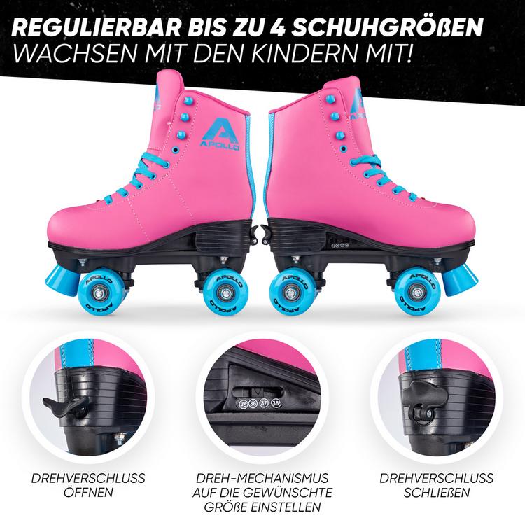 Apollo Apollo Classic Roller Retro Rollschuhe - funky-pink - 1 | SportScheck