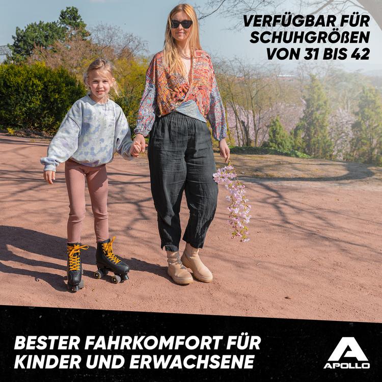 Apollo Apollo Classic Roller Retro Rollschuhe - lunanova-schwarzgold - 2 | SportScheck