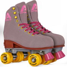 Apollo Classic Roller Retro Rollschuhe nightfever-nubukgrau