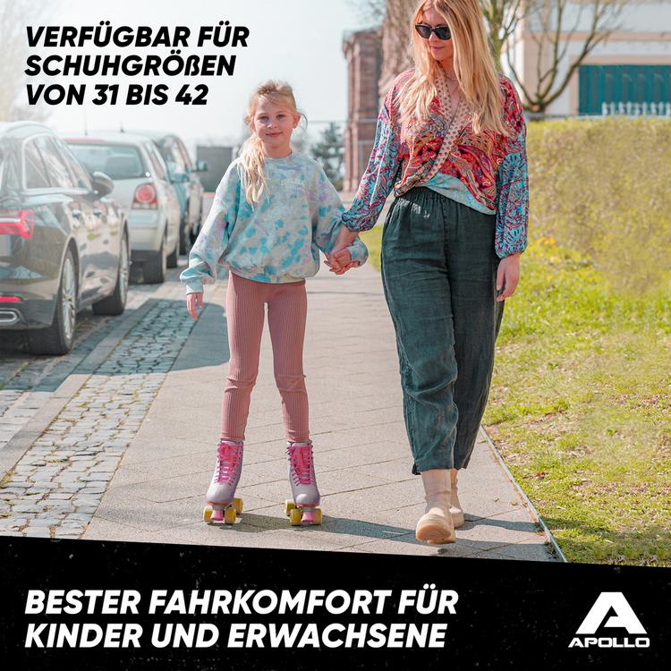 Apollo Apollo Classic Roller Retro Rollschuhe - nightfever-nubukgrau - 2 | SportScheck