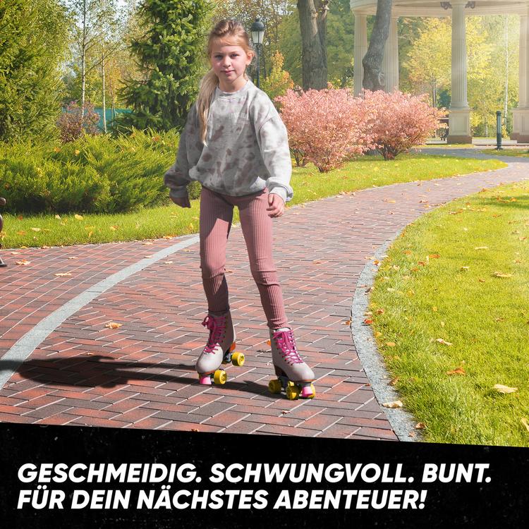 Apollo Apollo Classic Roller Retro Rollschuhe - nightfever-nubukgrau - 5 | SportScheck