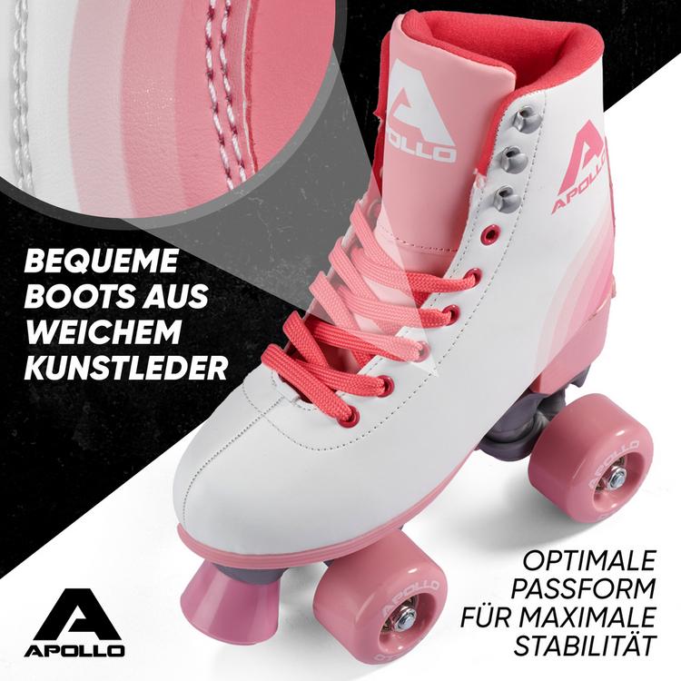 Apollo Apollo Classic Roller Retro Rollschuhe - blossom-rosa - 0 | SportScheck