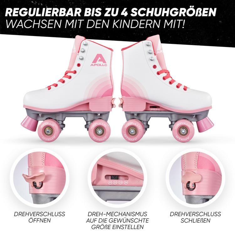 Apollo Apollo Classic Roller Retro Rollschuhe - blossom-rosa - 1 | SportScheck