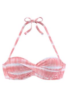 S.OLIVER B&uuml;gel-Bikini-Top Bikini Oberteil Damen lobster-wei&szlig;