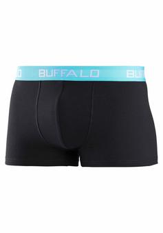 Buffalo Boxer Boxershorts Herren schwarz-türkis, schwarz-grün, schwarz-marine