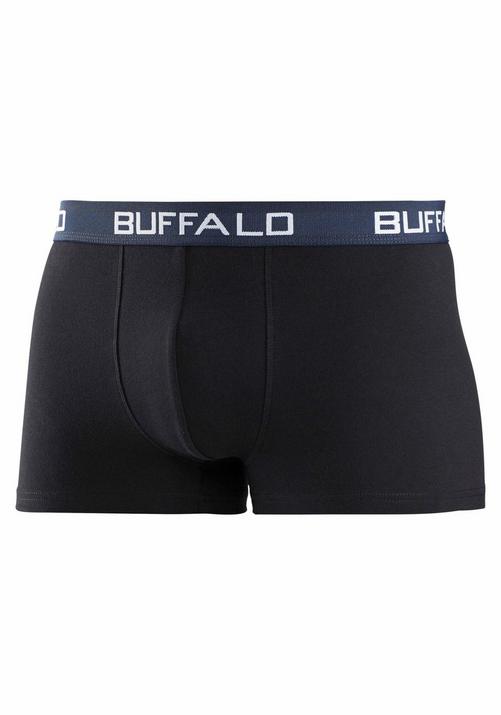 Rückansicht von Buffalo Boxer Boxershorts Herren schwarz türkis  grün marine