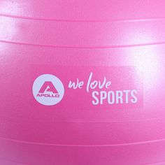 Rückansicht von Apollo ø 65 cm Anti Burst Fitnessball Gymnastikball pink