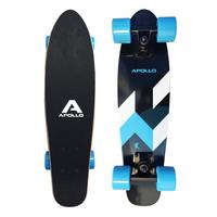 Apollo Matei 22 Zoll Longboard - blau-schwarz