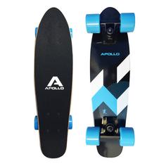 Apollo Matei 22 Zoll Longboard blau-schwarz