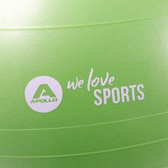 Rückansicht von Apollo ø 65 cm Anti Burst Fitnessball Gymnastikball grün