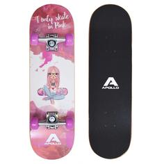 Apollo Skaterprincess 28 Zoll Skateboard-Komplettset mehrfarbig