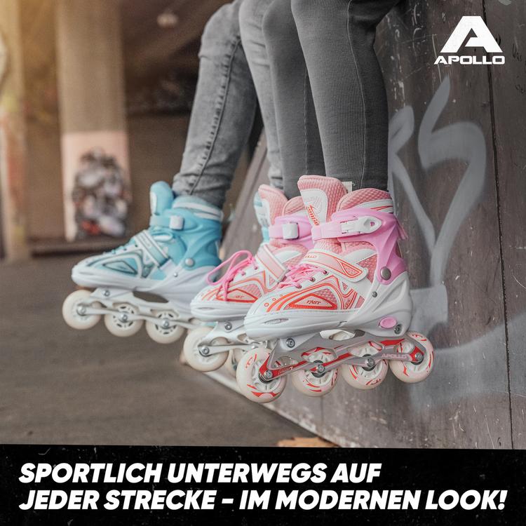 Apollo Apollo Super Blades LED Inline-Skates - wei&szlig;-pink - 4 | SportScheck