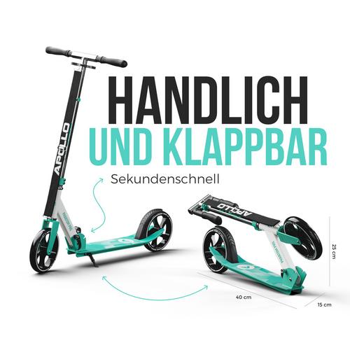 Rückansicht von Apollo Phantom Pro Scooter mint