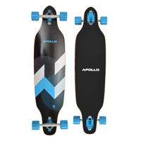 Apollo Matei Longboard - blau-schwarz-wei&szlig;