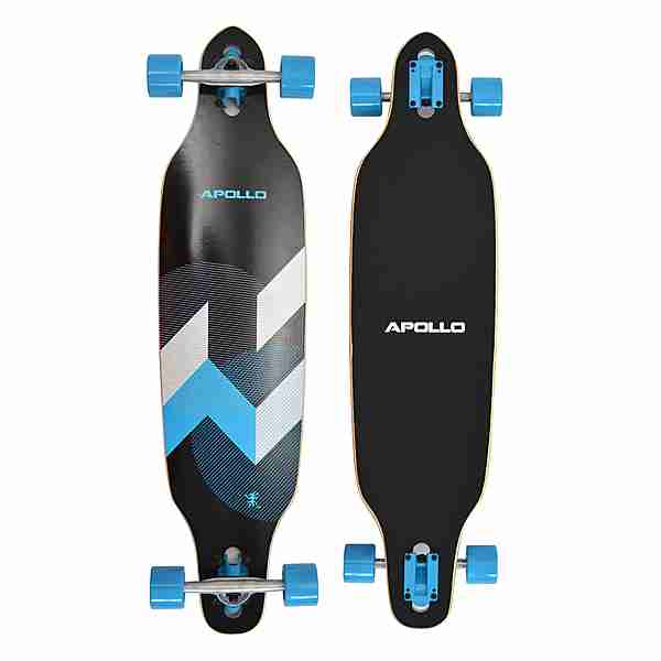 Apollo Matei Longboard blau/schwarz/weiß