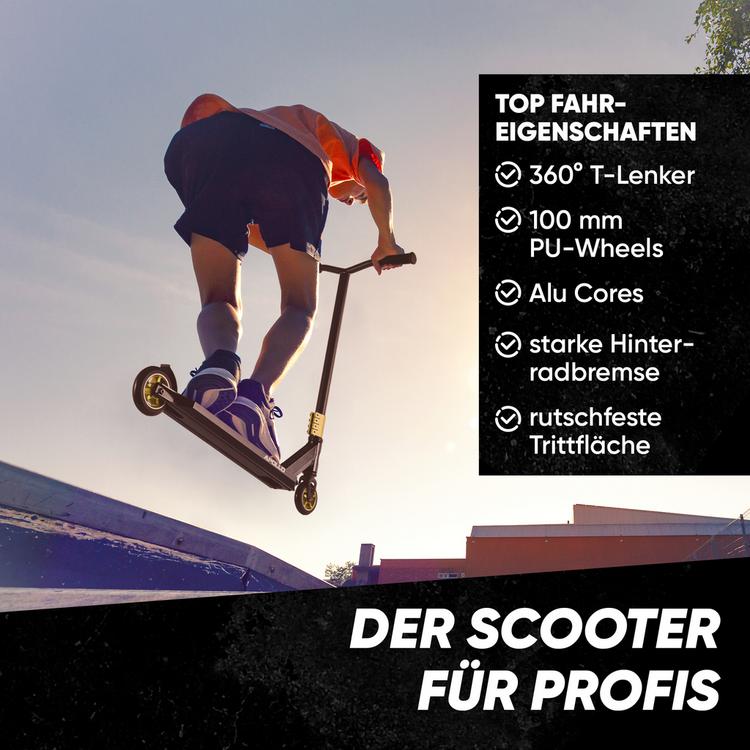Apollo Apollo Star Pro Scooter - schwarz-gold - 1 | SportScheck