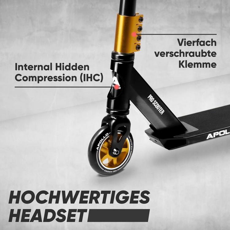 Apollo Apollo Star Pro Scooter - schwarz-gold - 2 | SportScheck