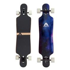 Apollo Nebula UV Wheels Longboard lila-schwarz-blau