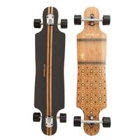 Apollo Nuku Hiva - Bamboo Longboard - holz-schwarz