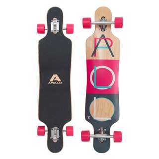 Apollo Fidji Longboard holz/pink/schwarz
